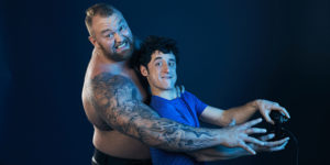 Photos du shooting avec Thor Björnsson pour Nacon