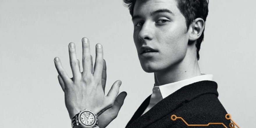 Shawn Mendes est l'ambassadeur des montres Armani